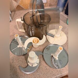Vintage JC Penny Food Processor Components 🦋